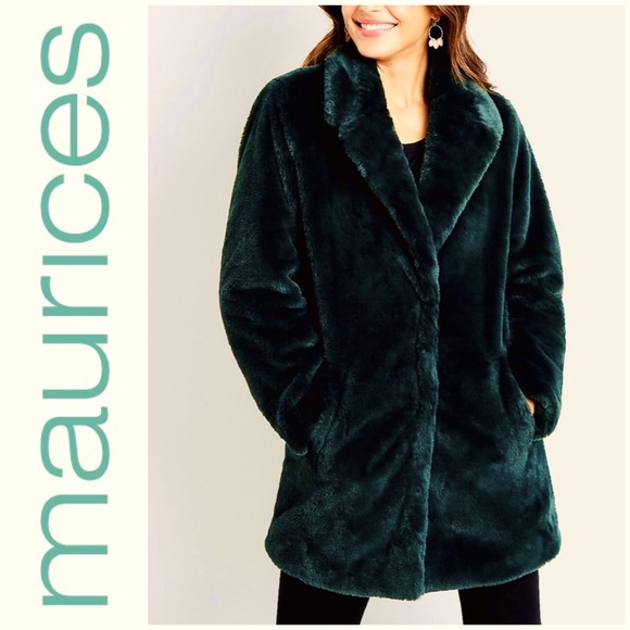 Maurices Jackets & Blazers - 🌟HPx4🌟NWT Maurices Faux Fur Jacket